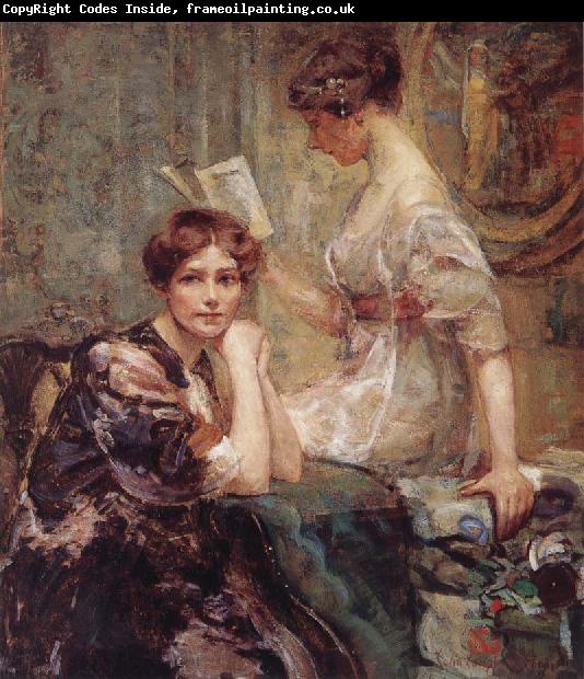 Colin Campbell Cooper Two Women